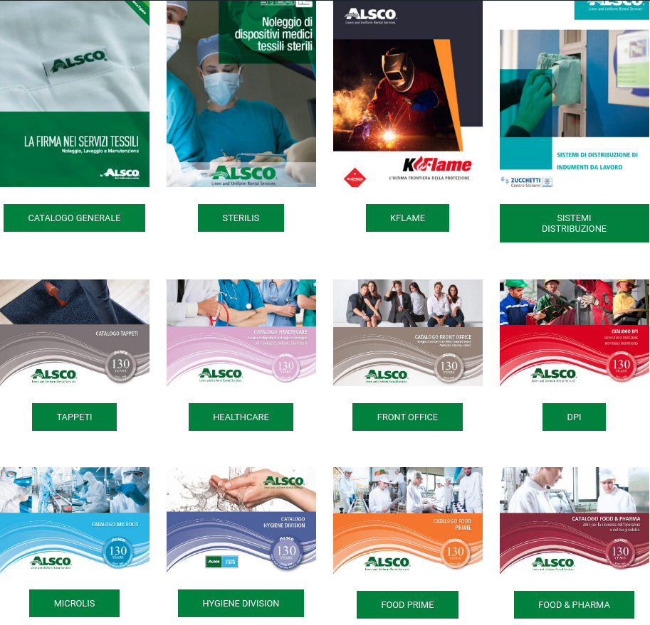 Cataloghi Alsco Italia Cataloghi Alsco Italia